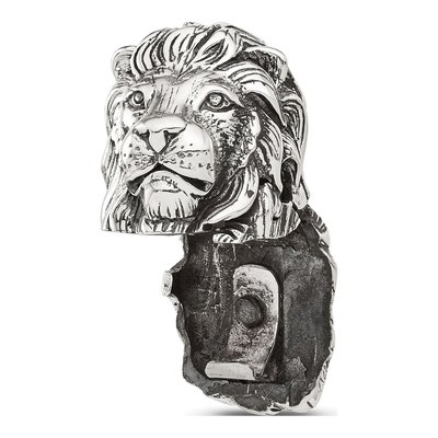 Sterling Silver Lion Hinged Bead – view 6