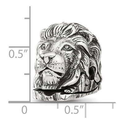 Sterling Silver Lion Hinged Bead – view 7