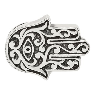 Sterling Silver Hamsa Hinged Bead – view 4