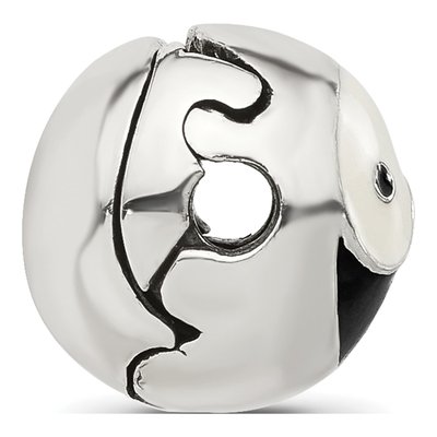 Sterling Silver Yin Yang Hinged Bead – view 3