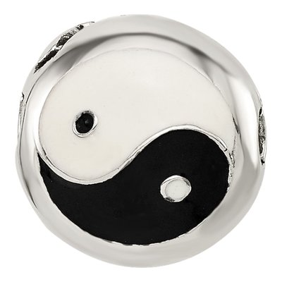Sterling Silver Yin Yang Hinged Bead – view 4