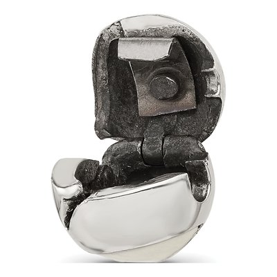 Sterling Silver Yin Yang Hinged Bead – view 6