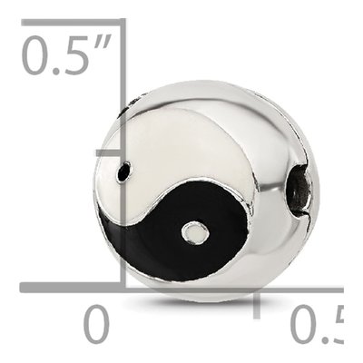 Sterling Silver Yin Yang Hinged Bead – view 7