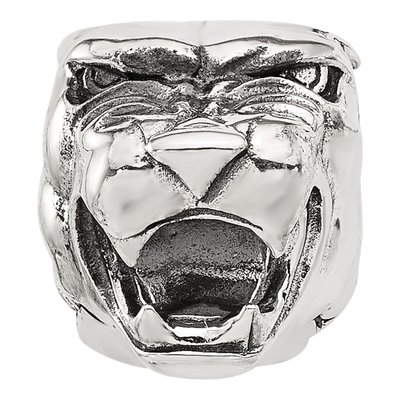 Sterling Silver Panther Head Hinged Bead – view 4