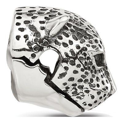 Sterling Silver Jaguar Head Hinged Bead – view 3