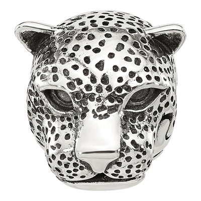 Sterling Silver Jaguar Head Hinged Bead – view 5