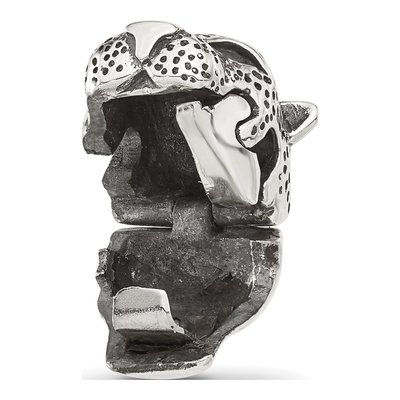 Sterling Silver Jaguar Head Hinged Bead – view 7