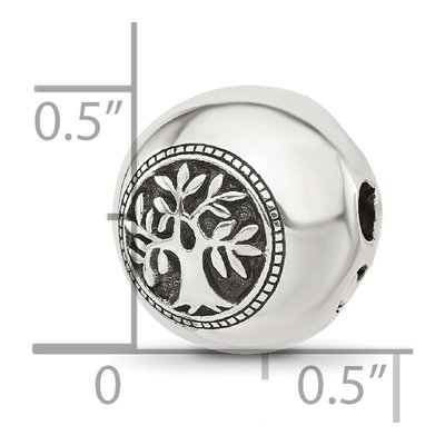 Sterling Silver Tree of Life Bead – view 8