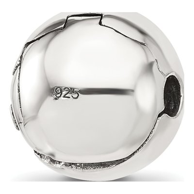 Sterling Silver Anchor Circle Bead – view 6