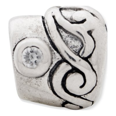 Sterling Silver CZ Bead – view 5
