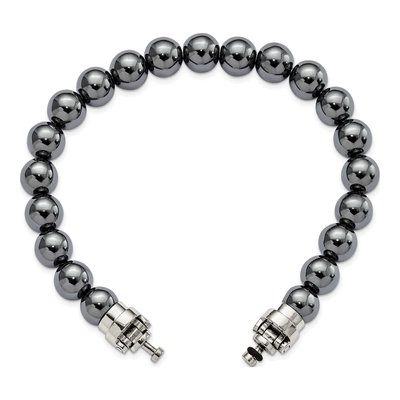 Sterling Silver Hematite Bracelet – view 4