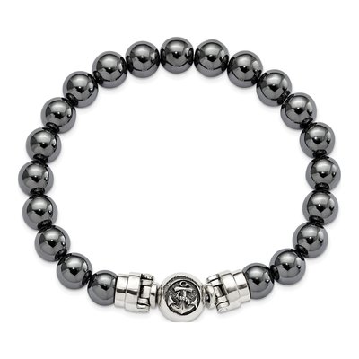 Sterling Silver Hematite Bracelet – view 5