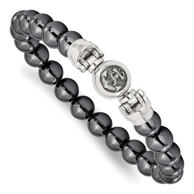 Sterling Silver Hematite Bracelet – view 6