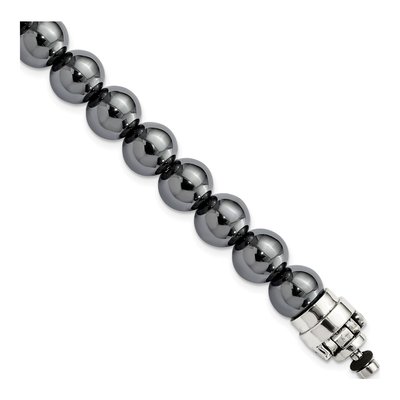 Sterling Silver Hematite Bracelet