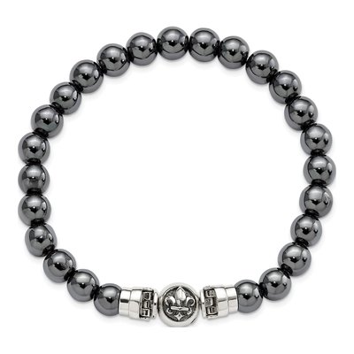 Sterling Silver Hematite Bracelet – view 5