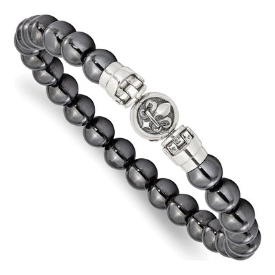 Sterling Silver Hematite Bracelet – view 6