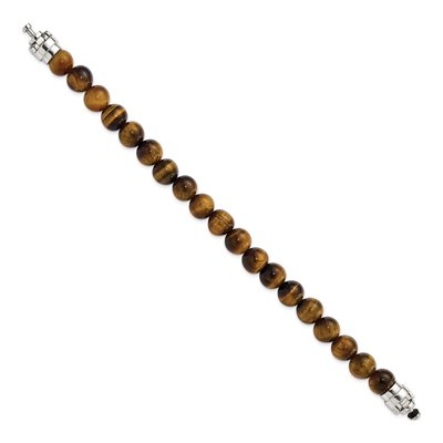 Sterling Silver Tiger's Eye Bracelet – view 2