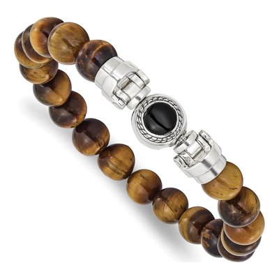 Sterling Silver Tiger's Eye Bracelet – view 6