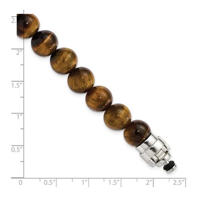 Sterling Silver Tiger's Eye Bracelet – view 7