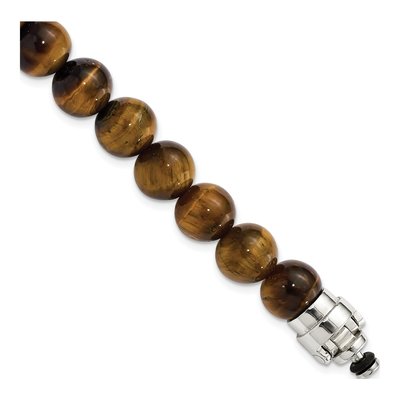Sterling Silver Tiger's Eye Bracelet