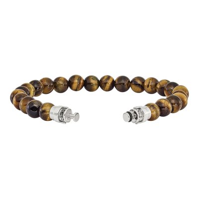 Sterling Silver Tiger's Eye Bracelet – view 3