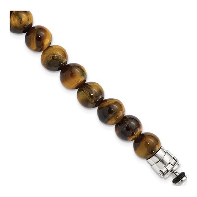 Sterling Silver Tiger's Eye Bracelet
