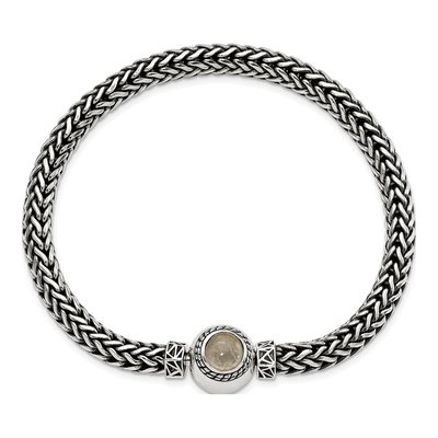 Sterling Silver Wheat Bracelet – view 5