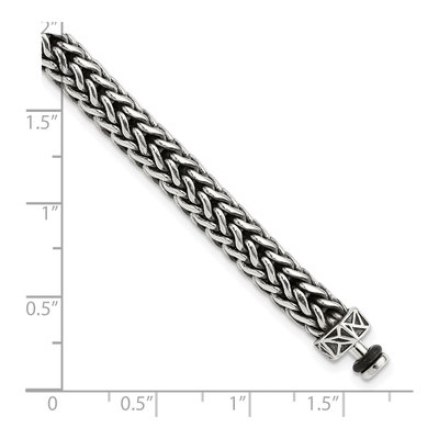 Sterling Silver Wheat Bracelet – view 7