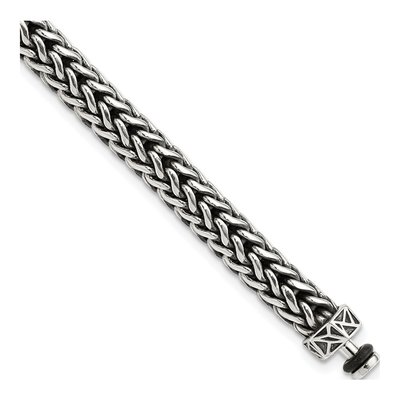 Sterling Silver Wheat Bracelet