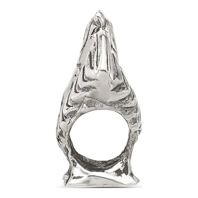 Sterling Silver Rooster Bead – view 4