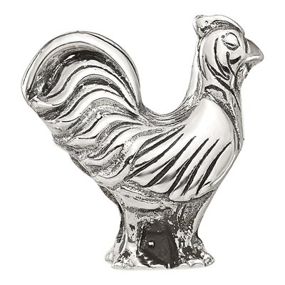 Sterling Silver Rooster Bead – view 5