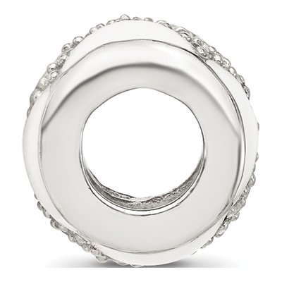 Sterling Silver CZ Enamel Bead – view 3