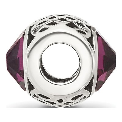 Sterling Silver Crystal Bead – view 4