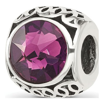 Sterling Silver Crystal Bead