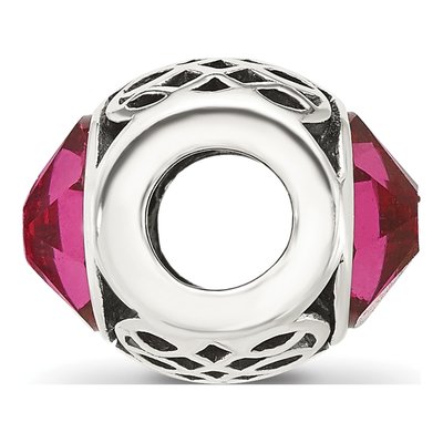 Sterling Silver Crystal Bead – view 3