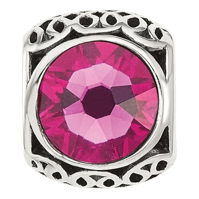 Sterling Silver Crystal Bead – view 4