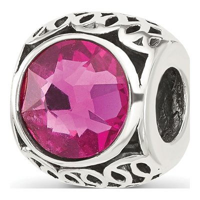 Sterling Silver Crystal Bead