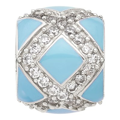 Sterling Silver CZ Bead – view 5