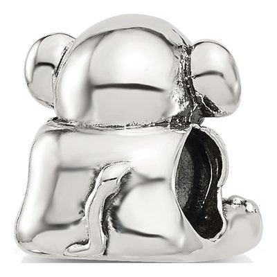 Sterling Silver Elephant Bead – view 6