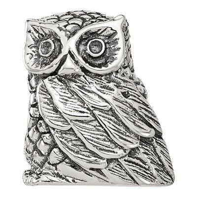 Sterling Silver Owl Bead – view 5