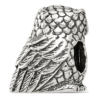 Sterling Silver Owl Bead – view 6