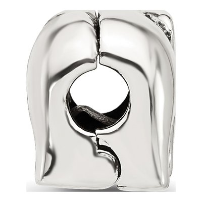 Sterling Silver Elephant Clip Bead – view 3