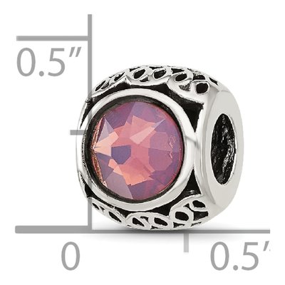 Sterling Silver Crystal Bead – view 5