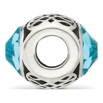 Sterling Silver Crystal Bead – view 3