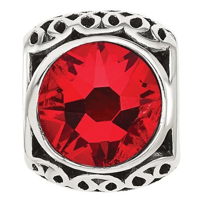 Sterling Silver Crystal Bead – view 3