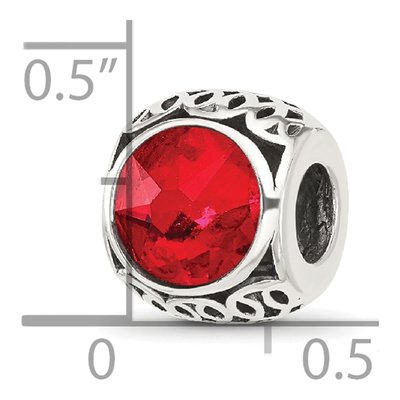 Sterling Silver Crystal Bead – view 4