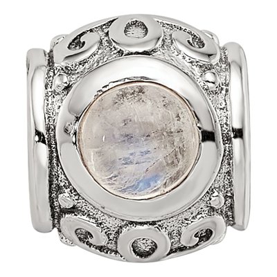 Sterling Silver Moonstone Bead – view 5