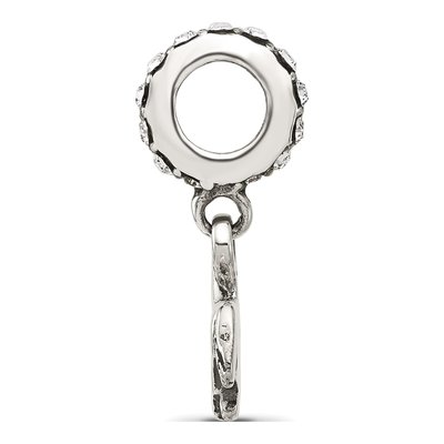 Sterling Silver Crystal Horse Dangle Bead – view 3