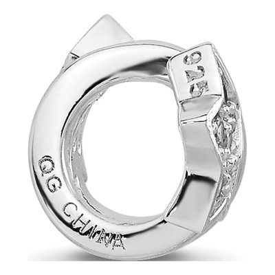 Sterling Silver CZ Star Twist Bead – view 3