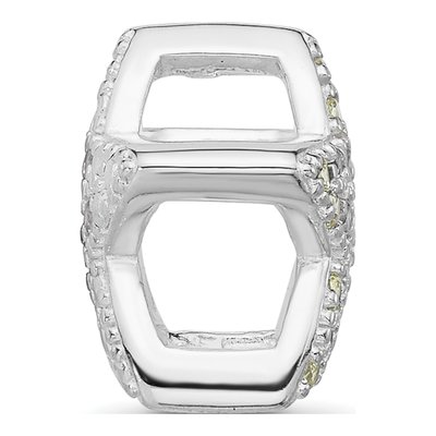 Sterling Silver CZ Star Bead – view 3